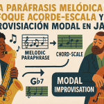 De la paráfrasis melódica al enfoque acorde-escala y la improvisación modal en el jazz.