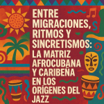 Entre migraciones, ritmos y sincretismos: la matriz afrocubana y caribeña en los orígenes del jazz.