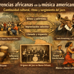 Herencias africanas en la música americana: continuidad cultural, ritmo y surgimiento del jazz